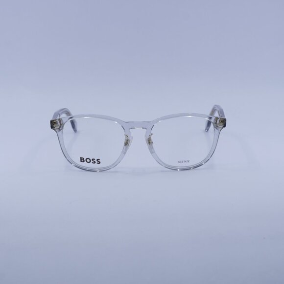 Hugo BOSS 1479/F 0KB7 00 Eyeglasses Transparent Grey 52mm Round Frame - Picture 4 of 11